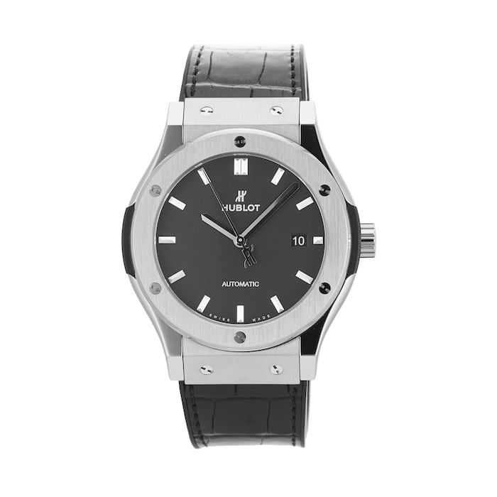 Pre-Owned Hublot Pre-Owned Hublot Classic Fusion Titanium Mens Watch 542.NX.1171.LR