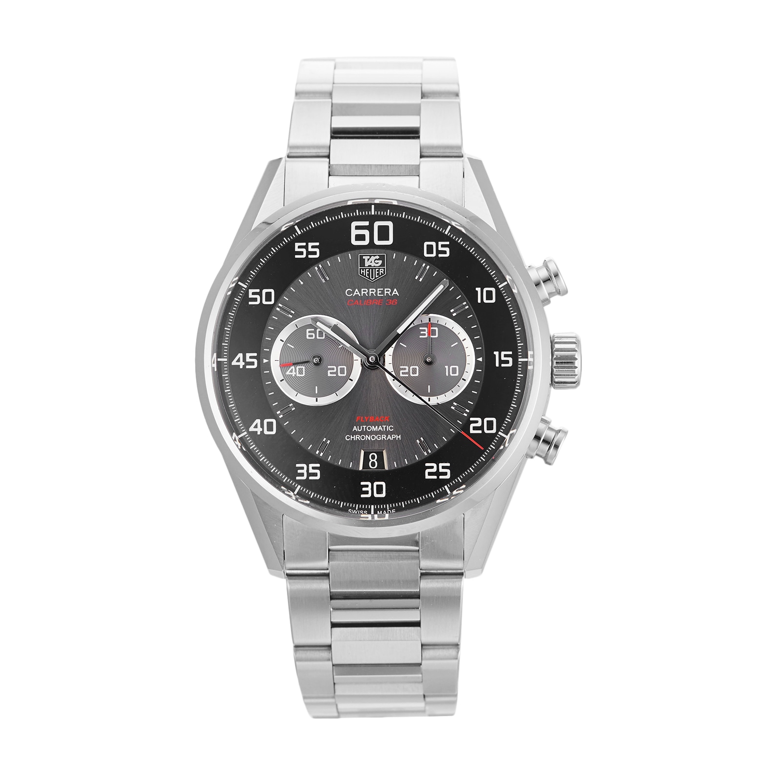 Pre-Owned TAG Heuer Pre-Owned TAG Heuer Carrera Calibre 36 Flyback Mens Watch CAR2B10.BA0799 Pre-Owned TAG Heuer Pre-Owned TAG Heuer Carrera Calibre 36 Flyback Mens Watch CAR2B10.BA0799