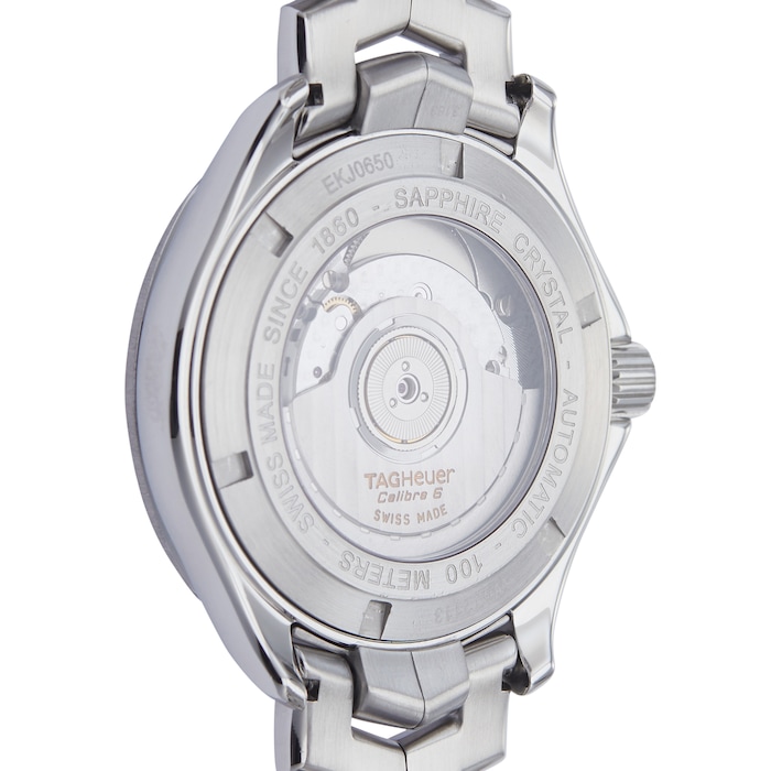 Pre-Owned TAG Heuer Link Silver Steel Mens Watch WAT2113.BA0950