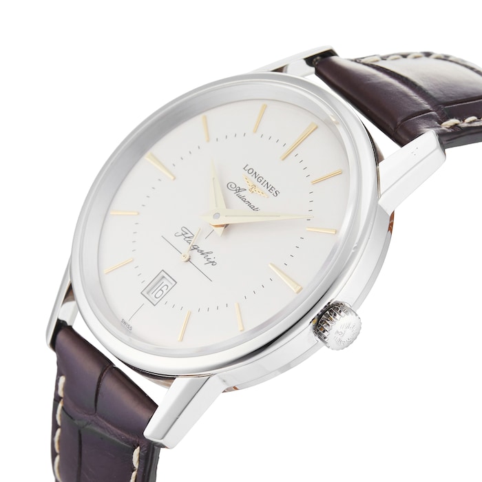 Pre-Owned Longines Flagship Heritage Mens Watch L4.795.4.78.2