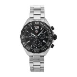 Pre-Owned TAG Heuer Formula 1 Quartz Chronograph  Black Steel Mens Watch CAZ1110.BA0877