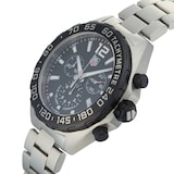 Pre-Owned TAG Heuer Formula 1 Quartz Chronograph  Black Steel Mens Watch CAZ1110.BA0877