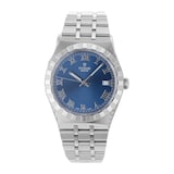 Pre-Owned Tudor Royal Blue Steel Mens Watch M28500-0005