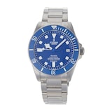 Pre-Owned Tudor Pelagos Blue Titanium Mens Watch M25600TB-0001