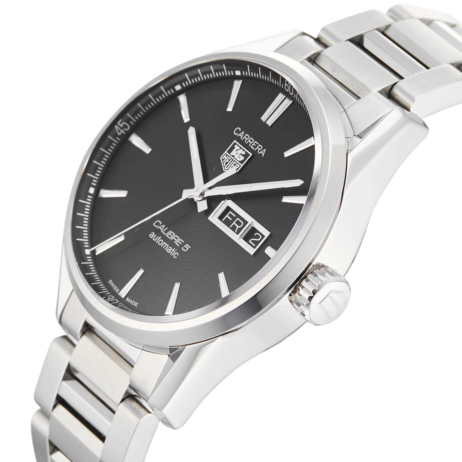 Pre-Owned TAG Heuer Carrera Calibre 5 Mens Watch WAR201A.BA0723