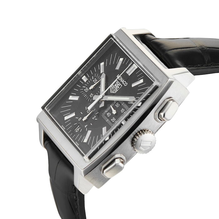Pre-Owned TAG Heuer Monaco Mens Watch CW2111-0