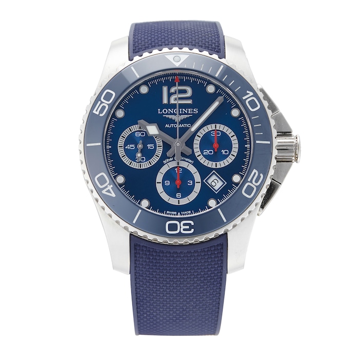 Pre-Owned Longines HydroConquest Chronograph Mens Watch L3.883.4.96.9