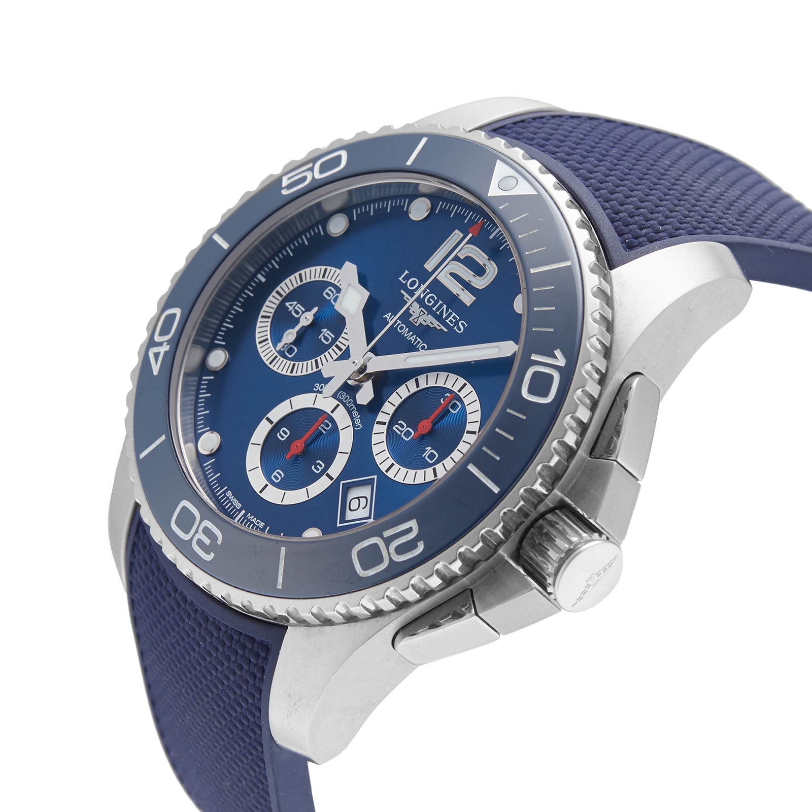 Longines hydroconquest chronograph online blue