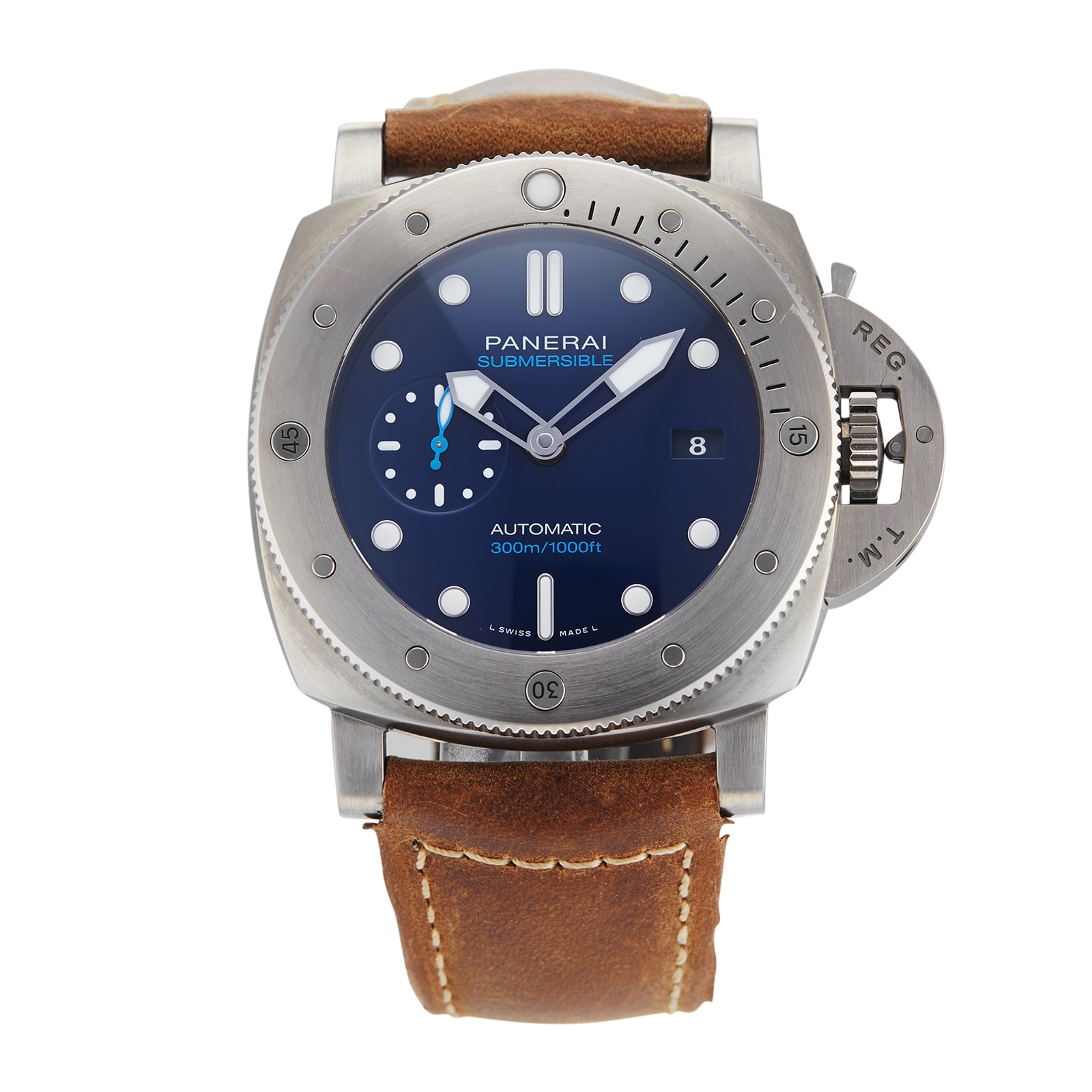 Pre Owned Panerai Pre Owned Panerai Submersible 47 Mens Watch