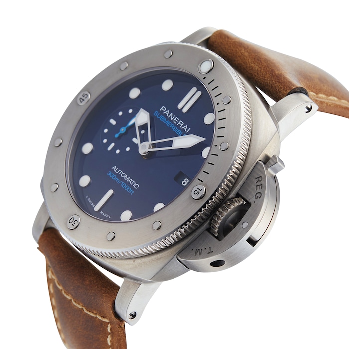 Pre-Owned Panerai Pre-Owned Panerai Submersible 47 Mens Watch PAM00692