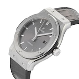 Pre-Owned Hublot Classic Fusion Racing Grey Titanium 42 Mens Watch 542.NX.7071.LR