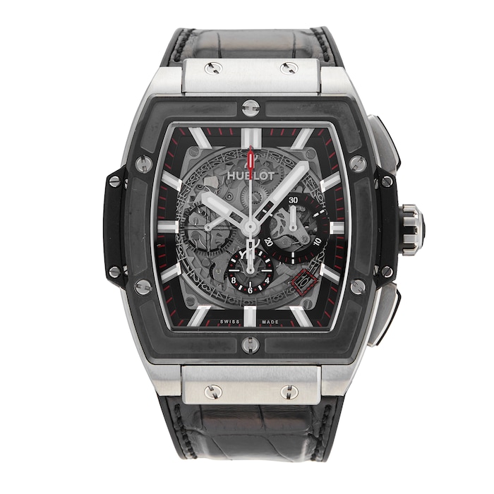 Pre-Owned Hublot Spirit of Big Bang 45 Titanium Mens Watch 601.NM.0173.LR