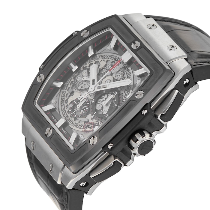 Pre-Owned Hublot Spirit of Big Bang 45 Titanium Mens Watch 601.NM.0173.LR