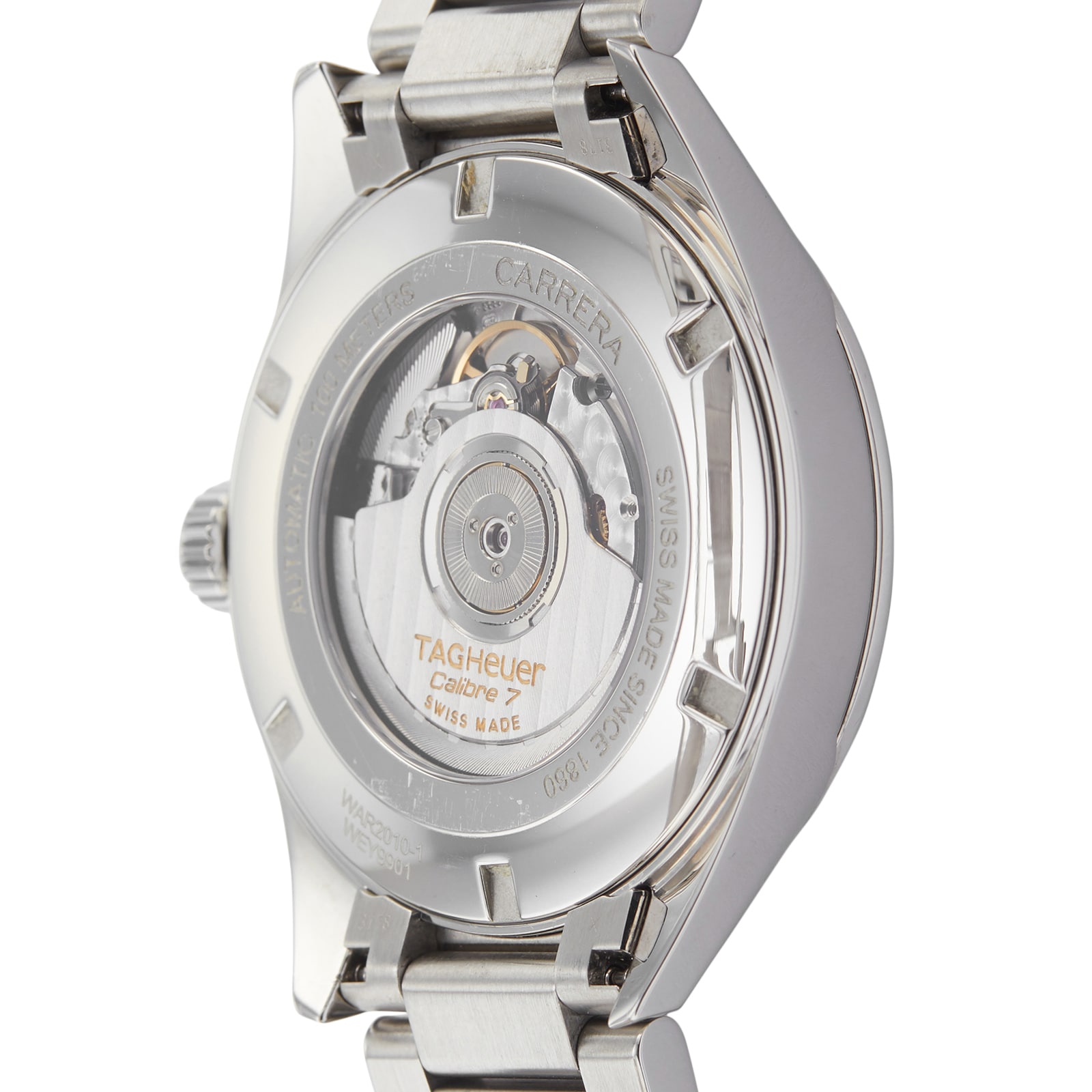 Pre-Owned TAG Heuer Carrera Calibre 7 Twin-Time Mens Watch WAR2010.BA0723 Pre-Owned TAG Heuer Carrera Calibre 7 Twin-Time Mens Watch WAR2010.BA0723