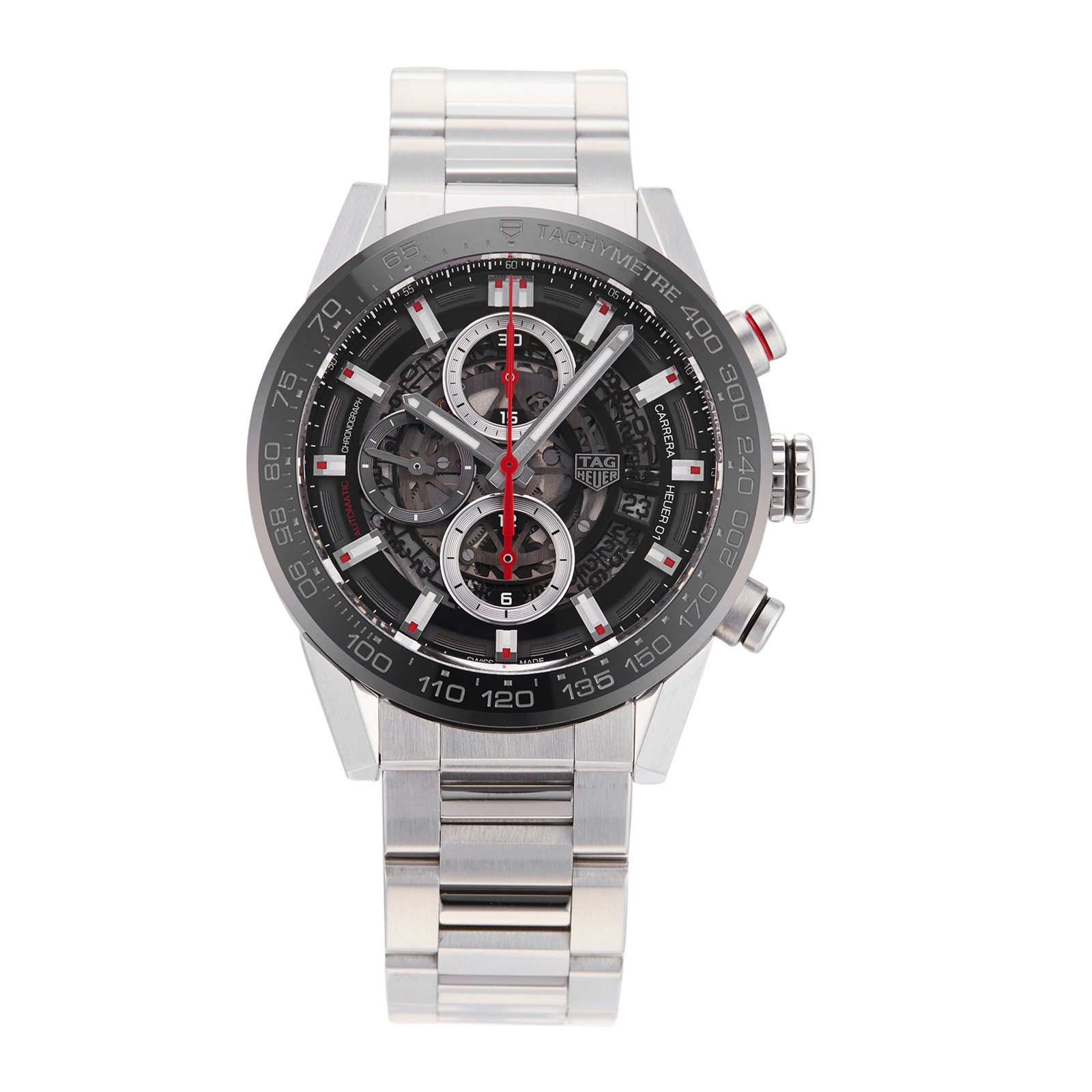 Tag heuer carrera heuer clearance 01 mens 43mm automatic watch