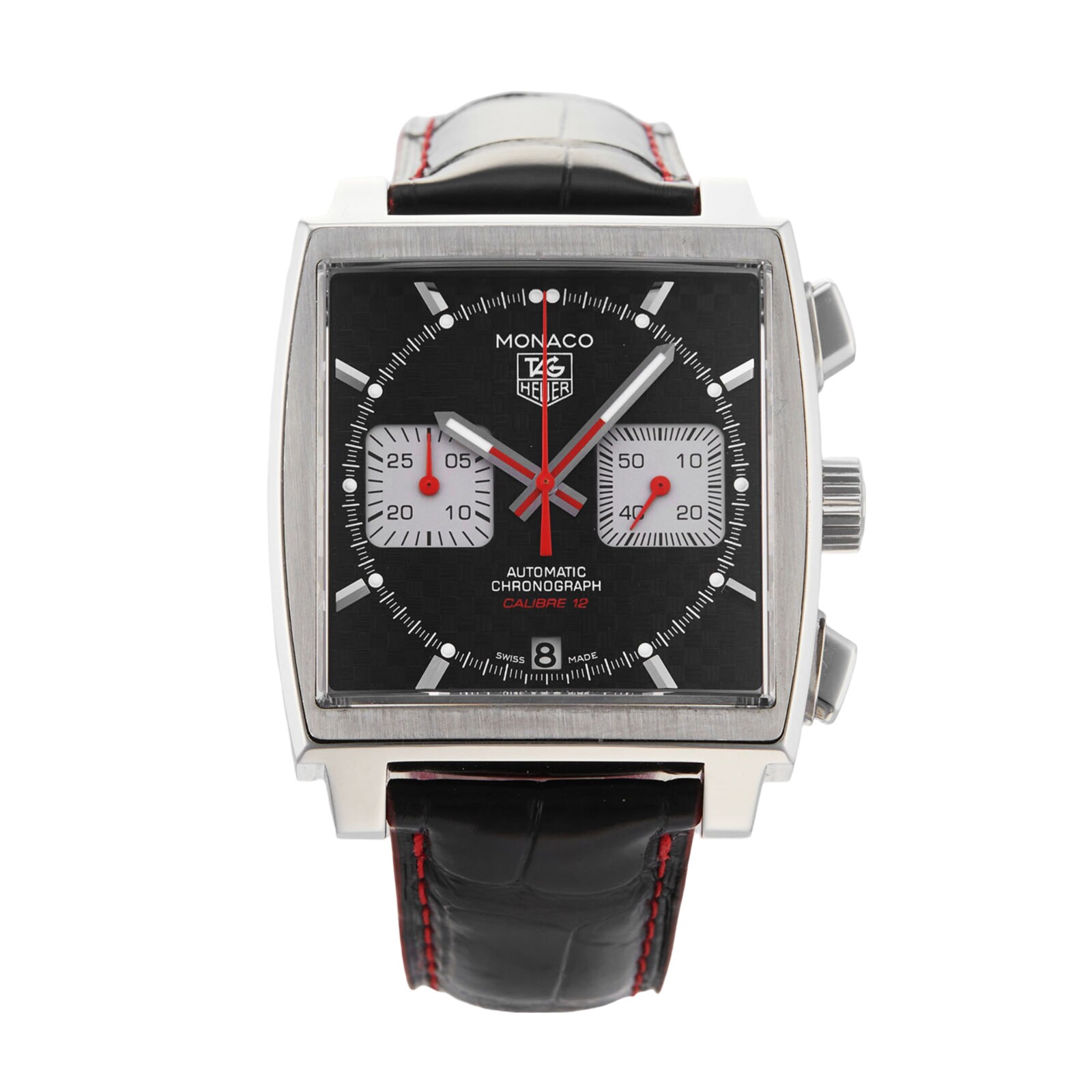 Pre-Owned TAG Heuer Monaco Mens Watch CAW2119.FC6289 Pre-Owned TAG Heuer Monaco Mens Watch CAW2119.FC6289