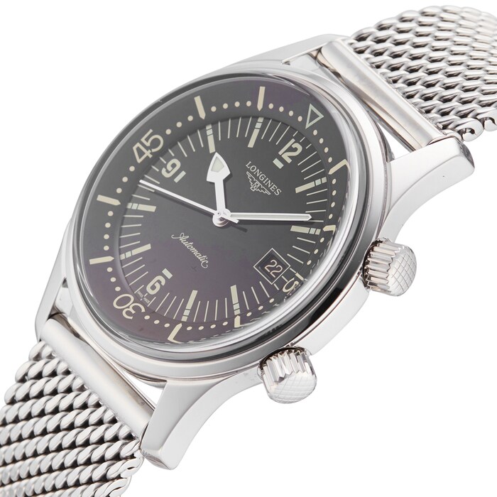 Pre-Owned Longines Heritage Legend Diver 42 Mens Watch L3.774.4.50.6