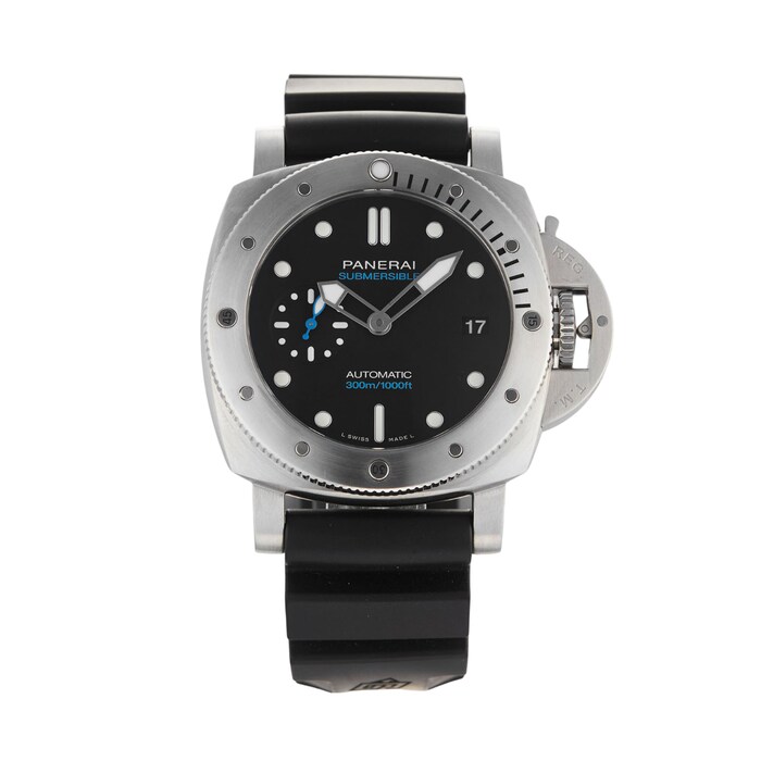 Pre-Owned Panerai Pre-Owned Panerai Submersible Mens Watch PAM00973