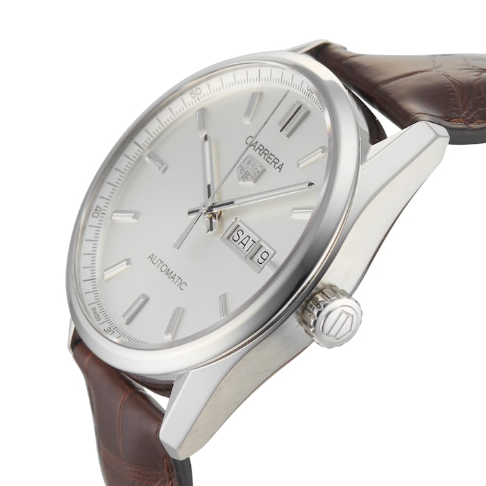 Pre-Owned TAG Heuer Carrera Calibre 5 Day-Date Mens Watch WBN2011.FC6484