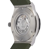 Pre-Owned Hublot Pre-Owned Hublot Classic Fusion Titanium Green Mens Watch 511.NX.8970.LR