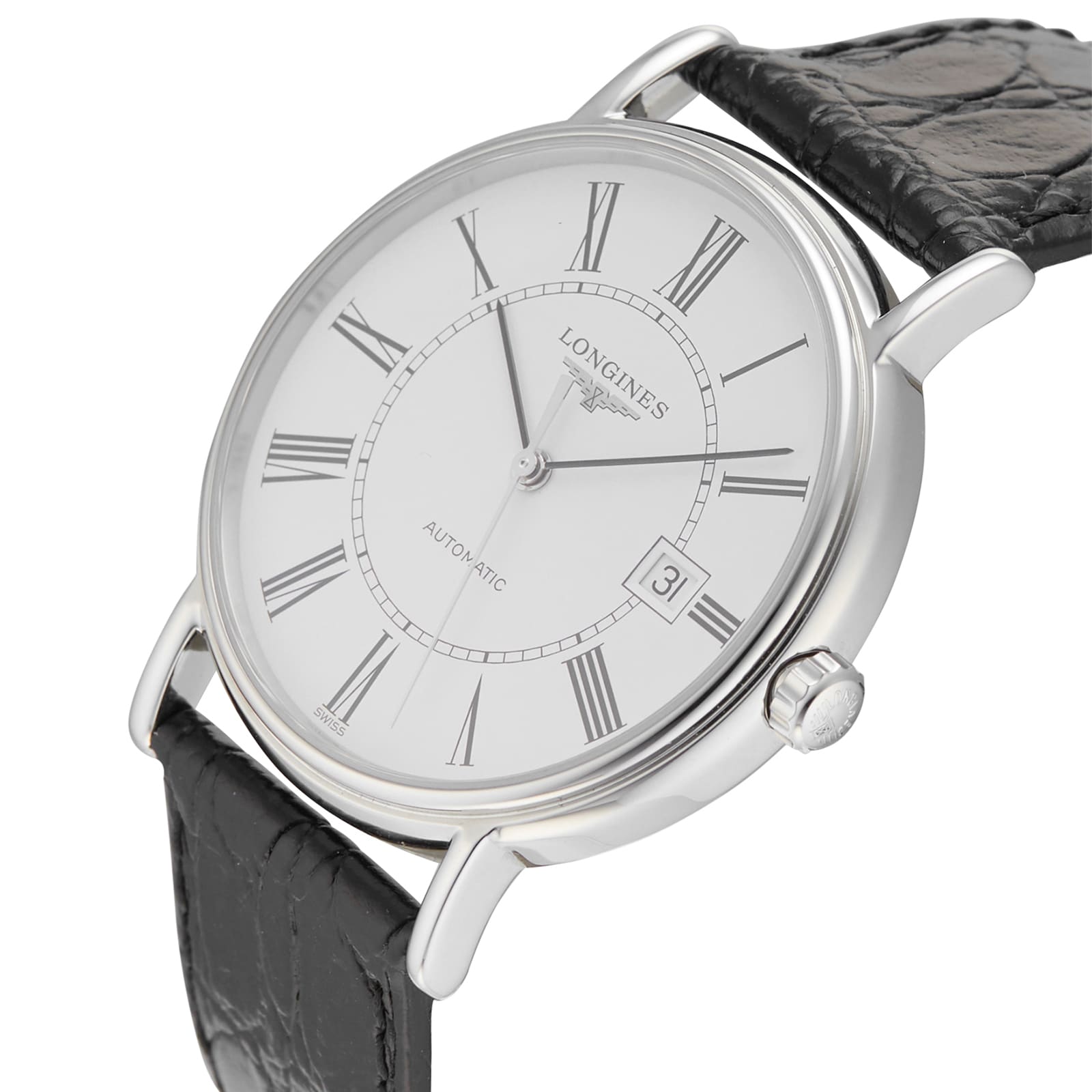 Pre-Owned Longines Presence Mens Watch L4.921.4.11.2