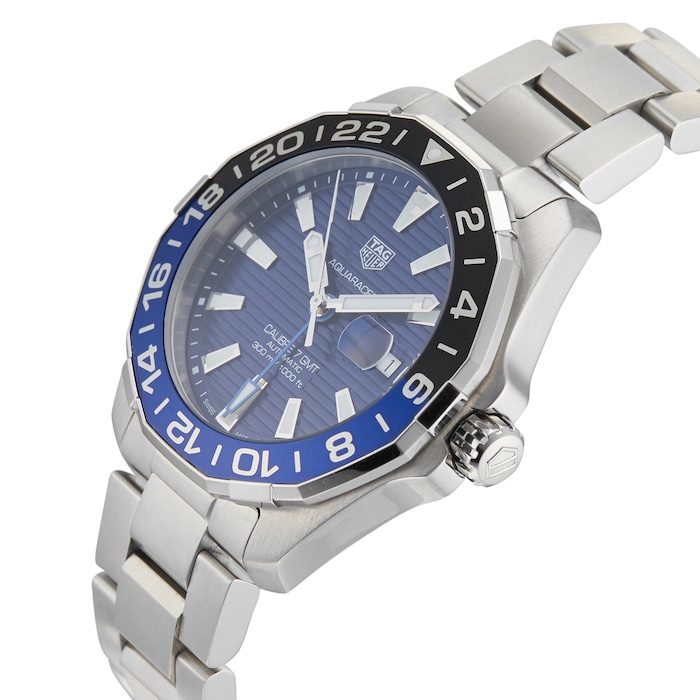 Pre-Owned TAG Heuer Aquaracer Calibre 7 GMT Mens Watch WAY201T.BA0927