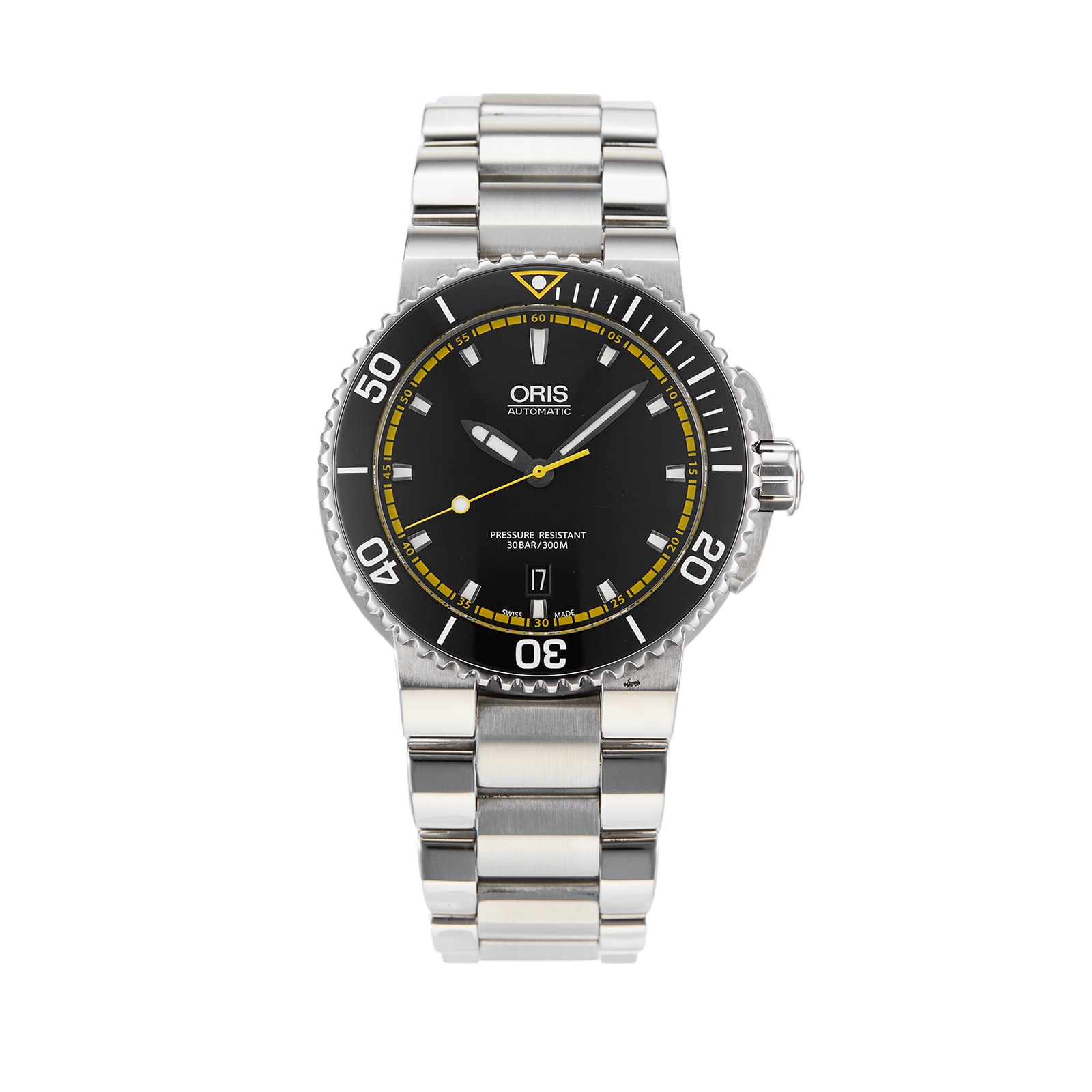 Pre Owned Oris Pre Owned Oris Aquis Date Mens Watch 01 733 7653