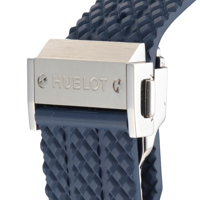 Pre-Owned Hublot Big Bang Original Steel Blue Mens Watch 301 SX 710 RX