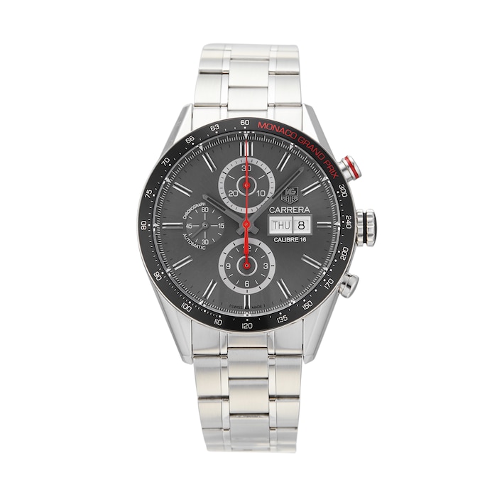 Pre-Owned TAG Heuer Pre-Owned TAG Heuer Carrera Monaco Grand Prix Limited Edition Mens Watch CV2A1M.BA0796