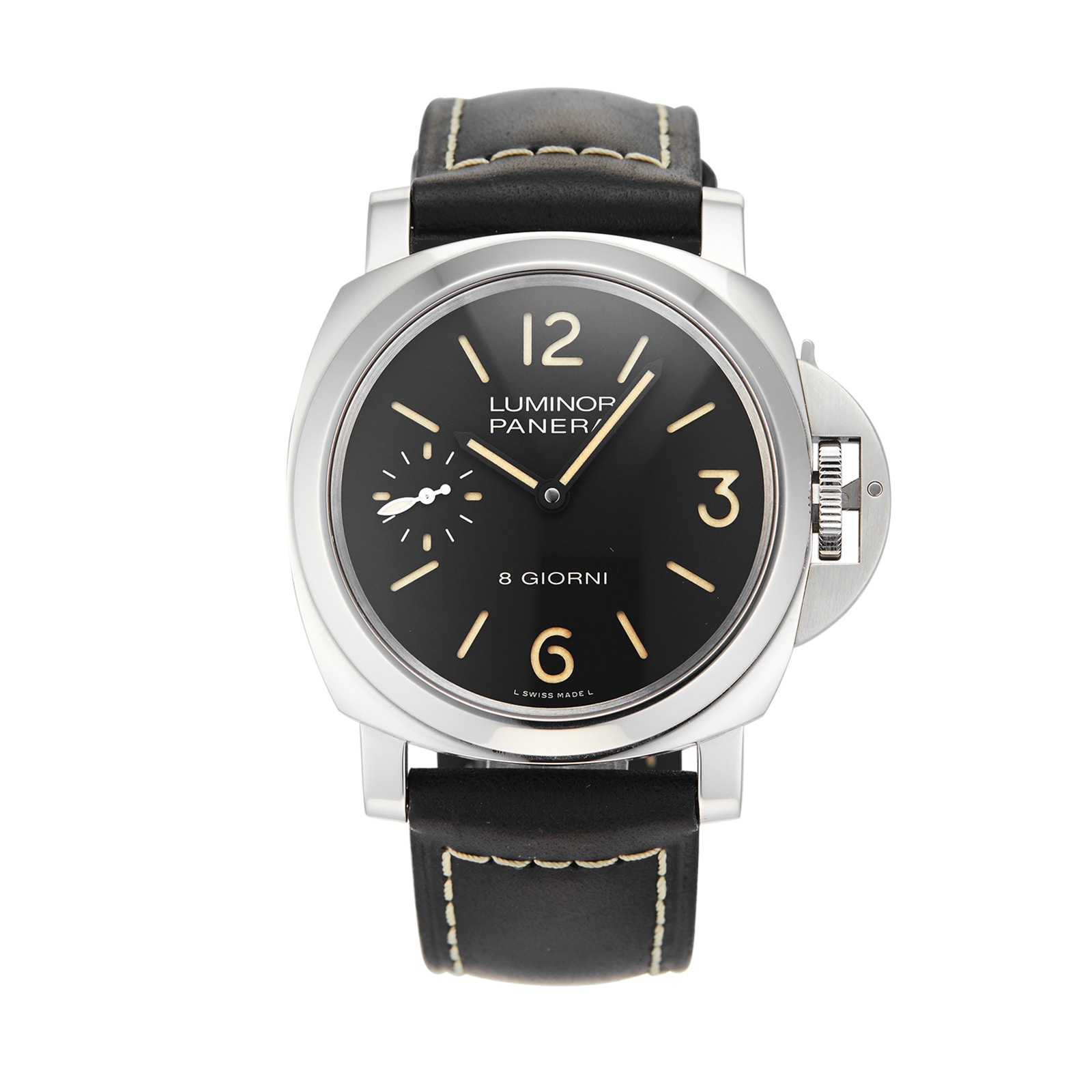 Pre Owned Panerai Pre Owned Panerai Luminor 8 Giorni Mens Watch