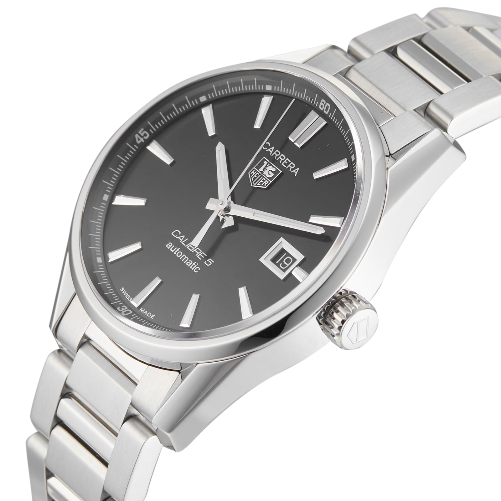 Pre-Owned TAG Heuer Carrera Calibre 5 Mens Watch WAR211A.BA0782 Pre-Owned TAG Heuer Carrera Calibre 5 Mens Watch WAR211A.BA0782