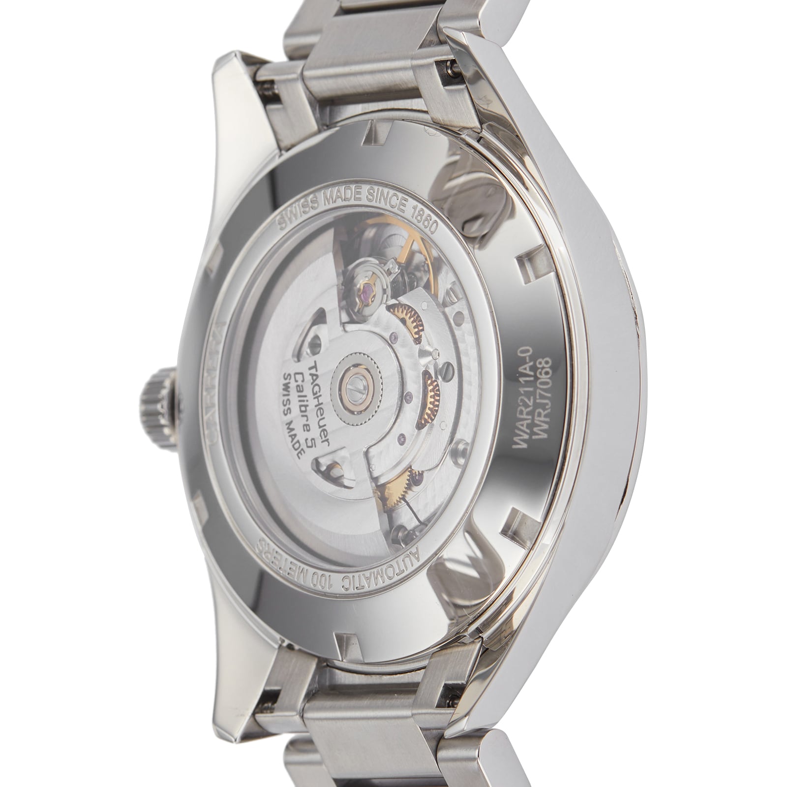 Pre-Owned TAG Heuer Carrera Calibre 5 Mens Watch WAR211A.BA0782 Pre-Owned TAG Heuer Carrera Calibre 5 Mens Watch WAR211A.BA0782