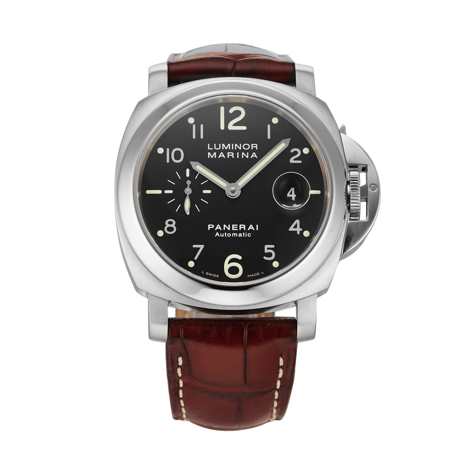 Pre Owned Panerai Pre Owned Panerai Luminor Marina Mens Watch