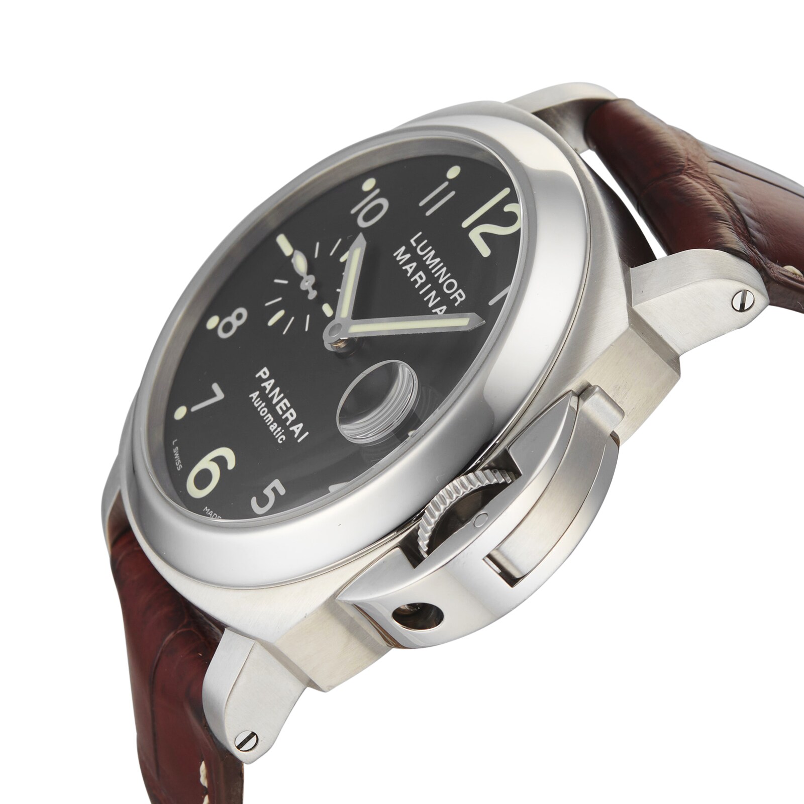 Pre Owned Panerai Pre Owned Panerai Luminor Marina Mens Watch