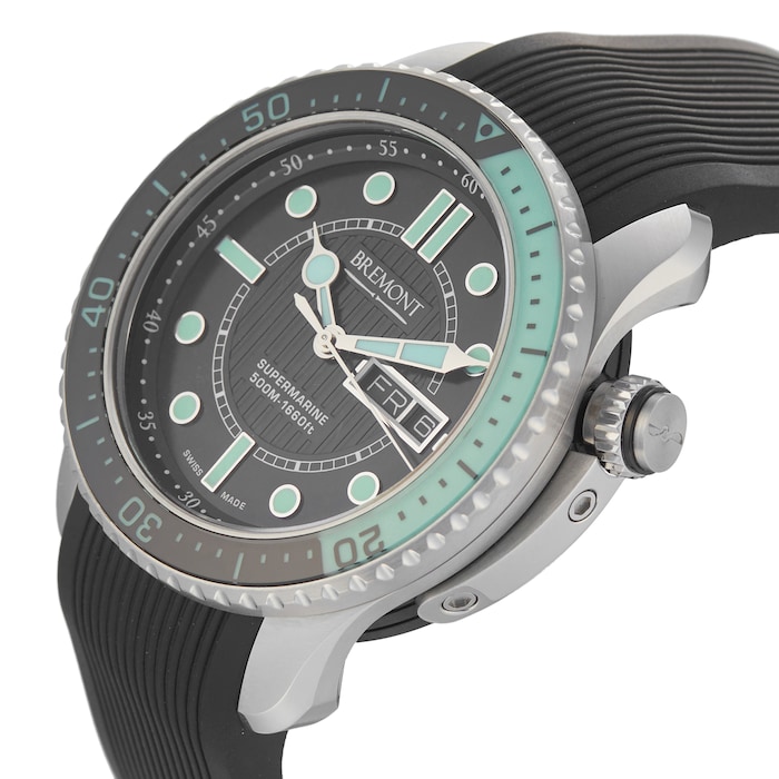 Pre-Owned Bremont Supermarine 500 Black Green S500/BK-GN