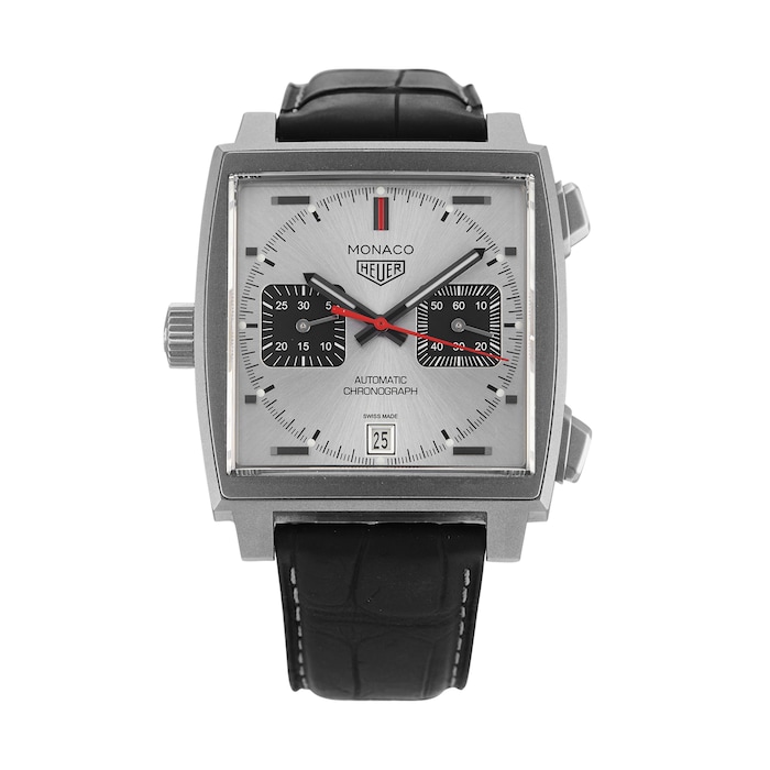 Pre-Owned TAG Heuer Pre-Owned TAG Heuer Monaco Titan Mens Watch CAW218B.FC6496