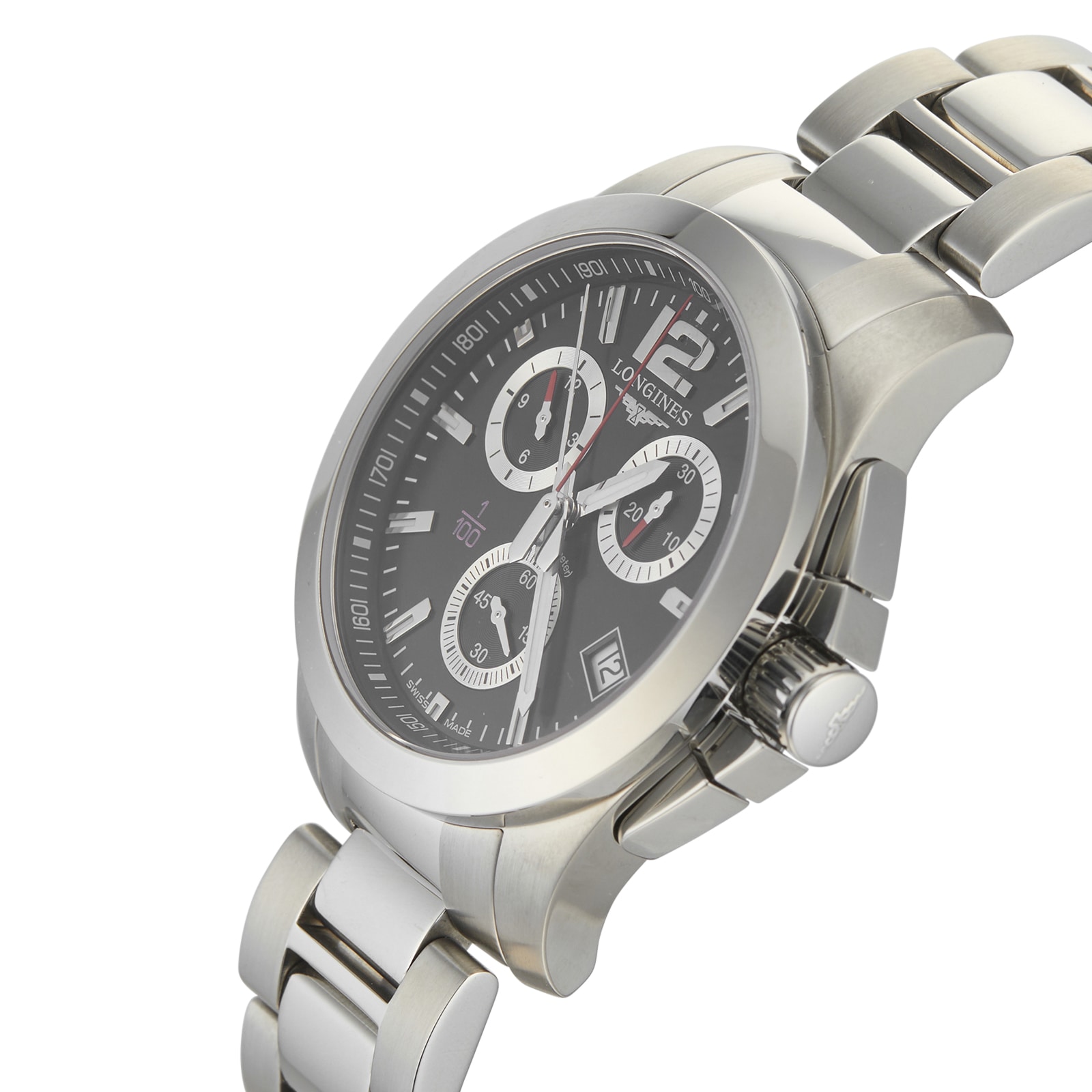 Pre-Owned Longines Pre-Owned Longines Conquest Mens Watch L3.700.4.56.6 Pre-Owned Longines Pre-Owned Longines Conquest Mens Watch L3.700.4.56.6