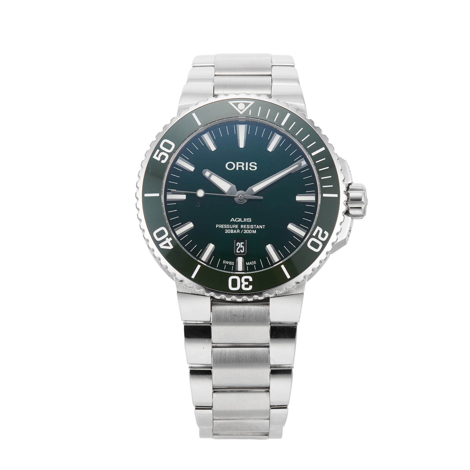 Pre owned oris aquis best sale