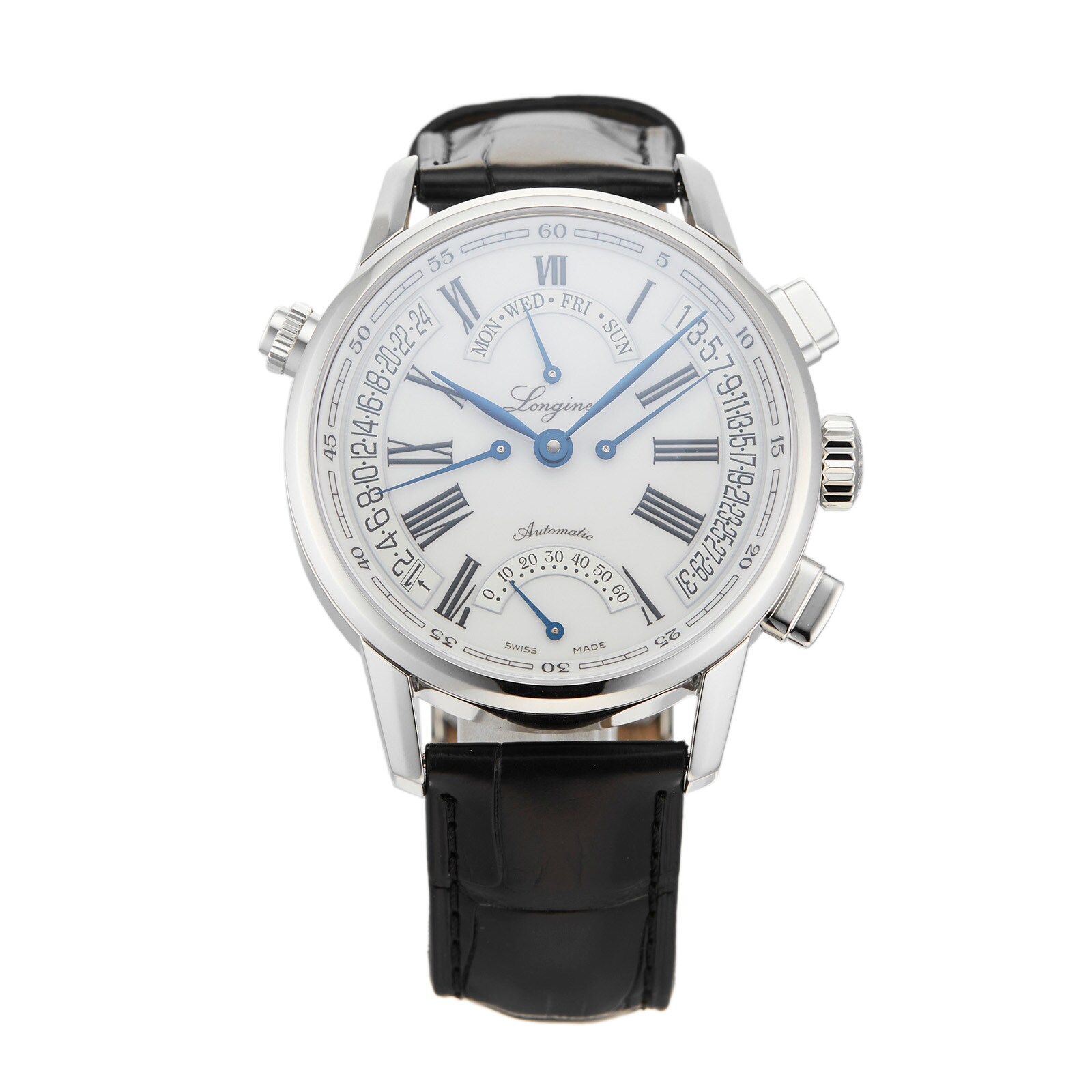 Pre Owned Longines Pre Owned Longines Heritage Retrograde Mens