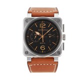 Pre-Owned Bell & Ross Chronographe Golden Heritage Mens Watch BR03-94