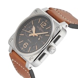 Pre-Owned Bell & Ross Chronographe Golden Heritage Mens Watch BR03-94