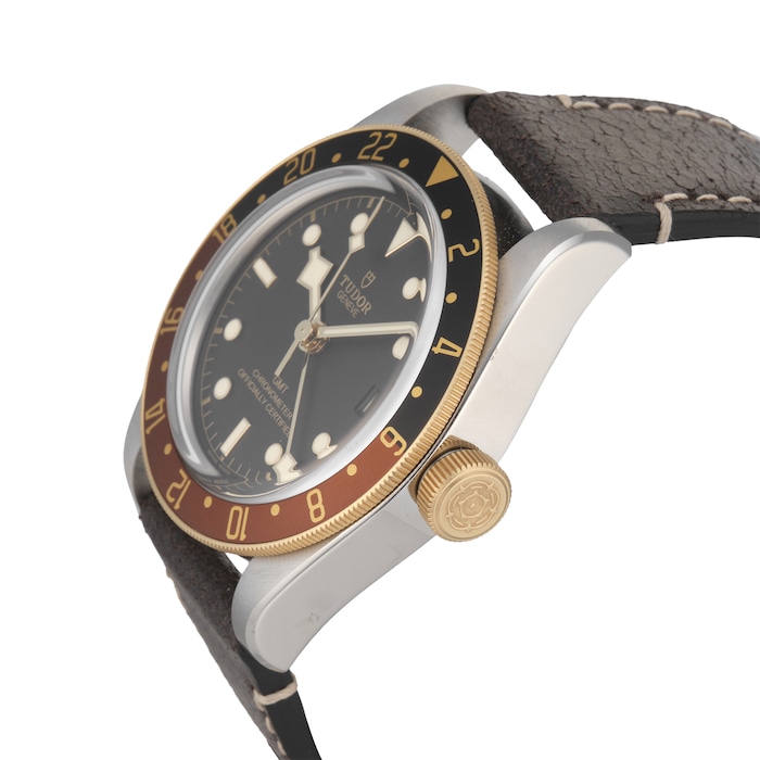 Pre-Owned Tudor Pre-Owned Tudor Black Bay GMT S&G Mens Watch M79833MN-0003