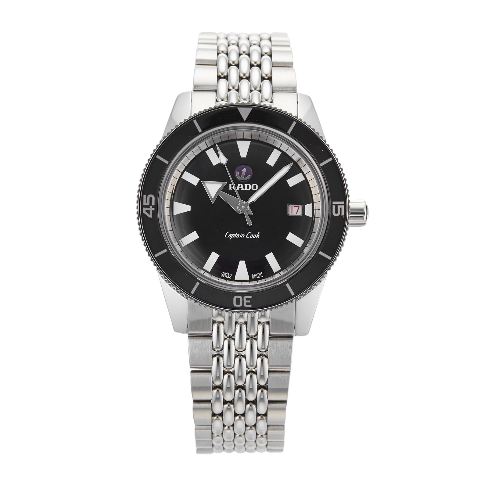 Pre-Owned Rado Pre-Owned Rado Captain Cook Mens Watch 01.763.0505.3.015 Pre-Owned Rado Pre-Owned Rado Captain Cook Mens Watch 01.763.0505.3.015
