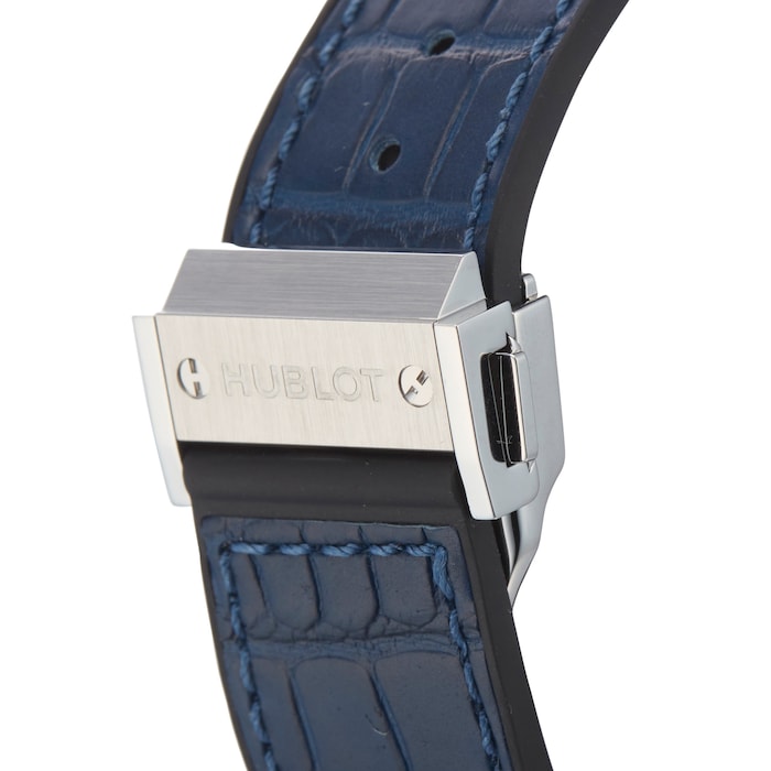 Pre-Owned Hublot Classic Fusion Titanium Blue 542.NX.7170.LR