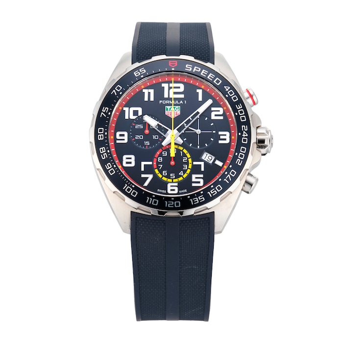 Pre-Owned TAG Heuer Pre-Owned TAG Heuer Formula 1 Chronograph X Red Bull Racing Edition Mens Watch CAZ101AL.FT8052