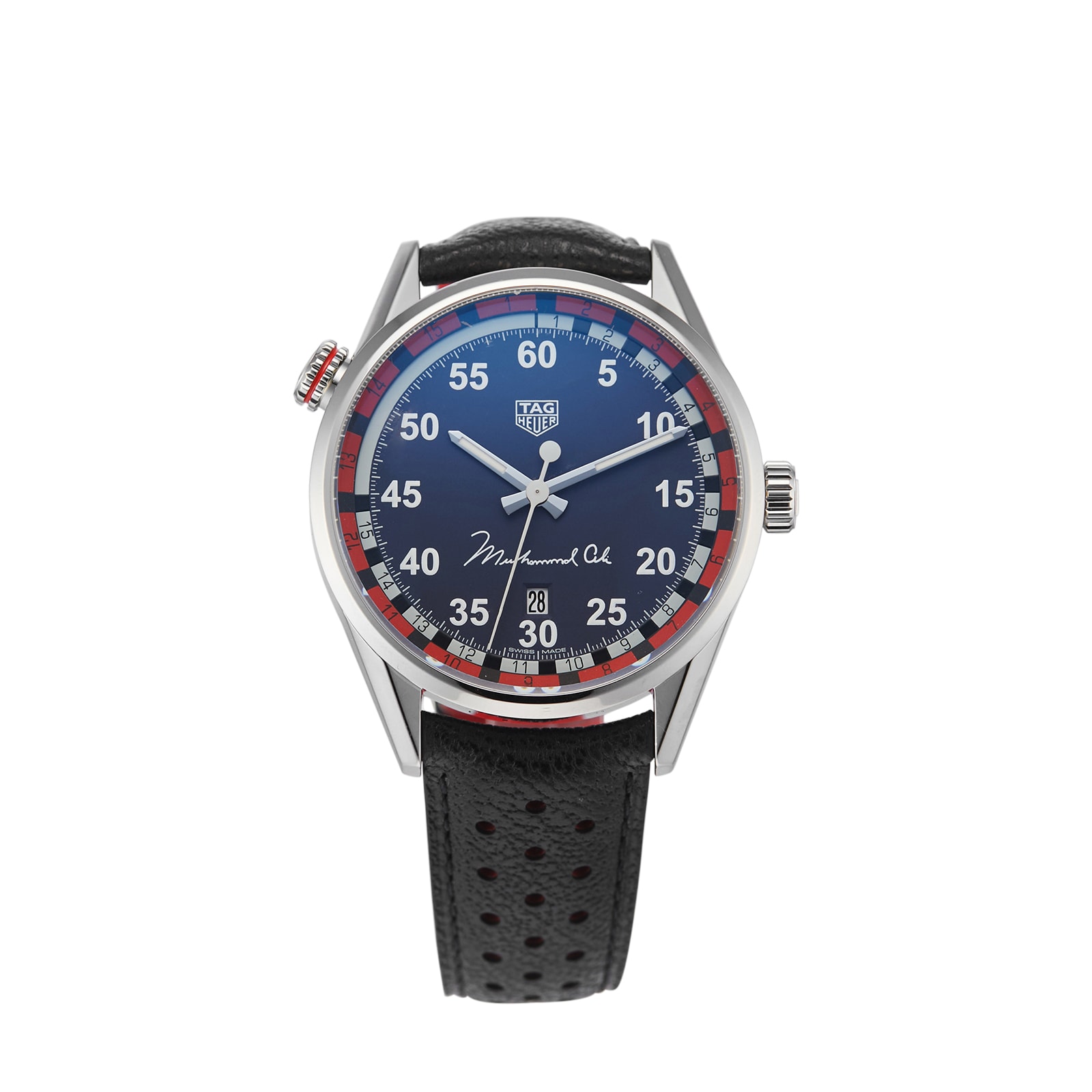 Pre Owned TAG Heuer Carrera Muhammad Ali Edition WAR2A13.FC6337 00540000501 Mappin and Webb