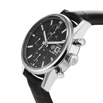 Pre-Owned TAG Heuer Carrera 41MM Stainless Steel Pre-Owned TAG Heuer Carrera 41MM Stainless Steel