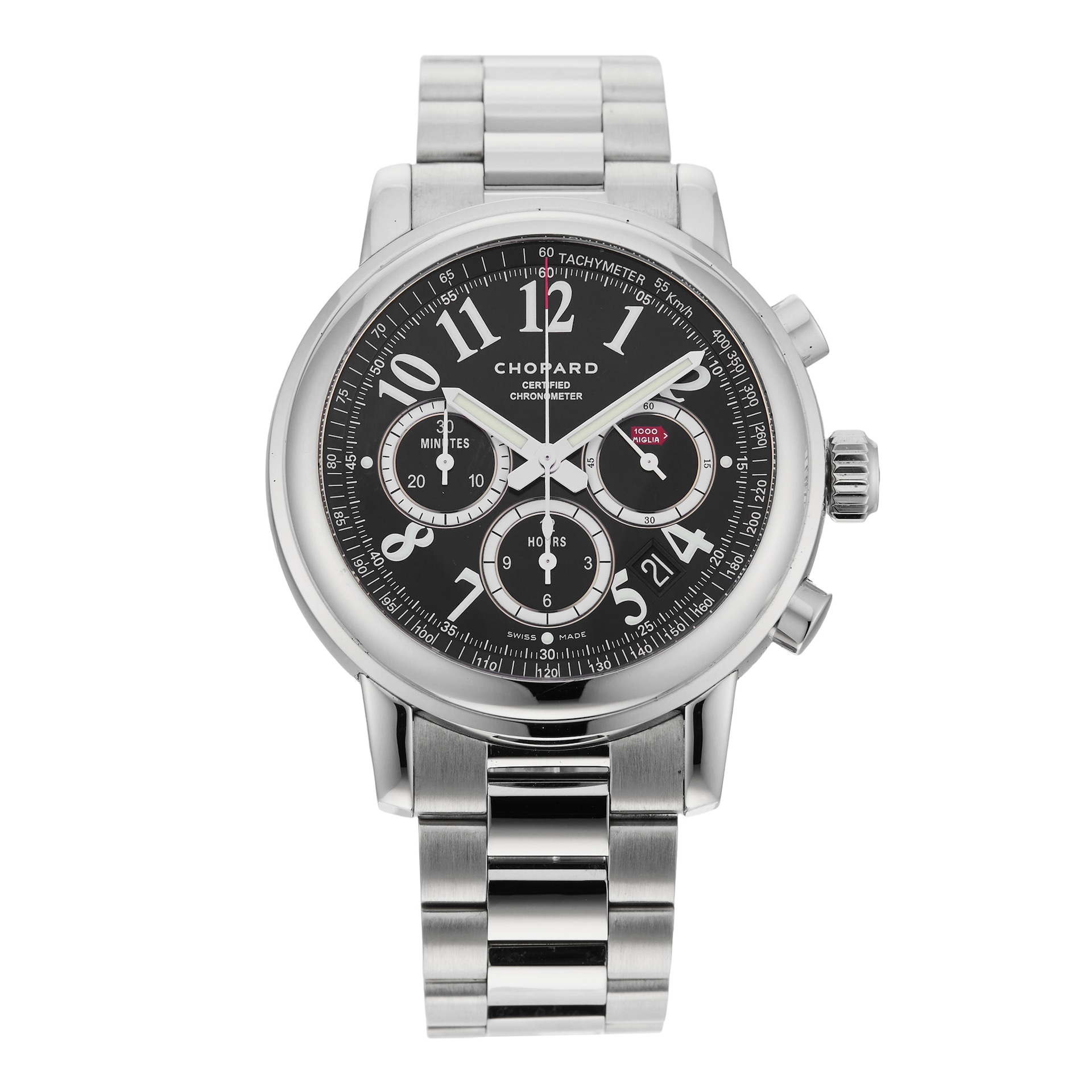 Pre-Owned Chopard Chopard Classic Racing Mille Miglia Chronograph 42mm Stainless Steel