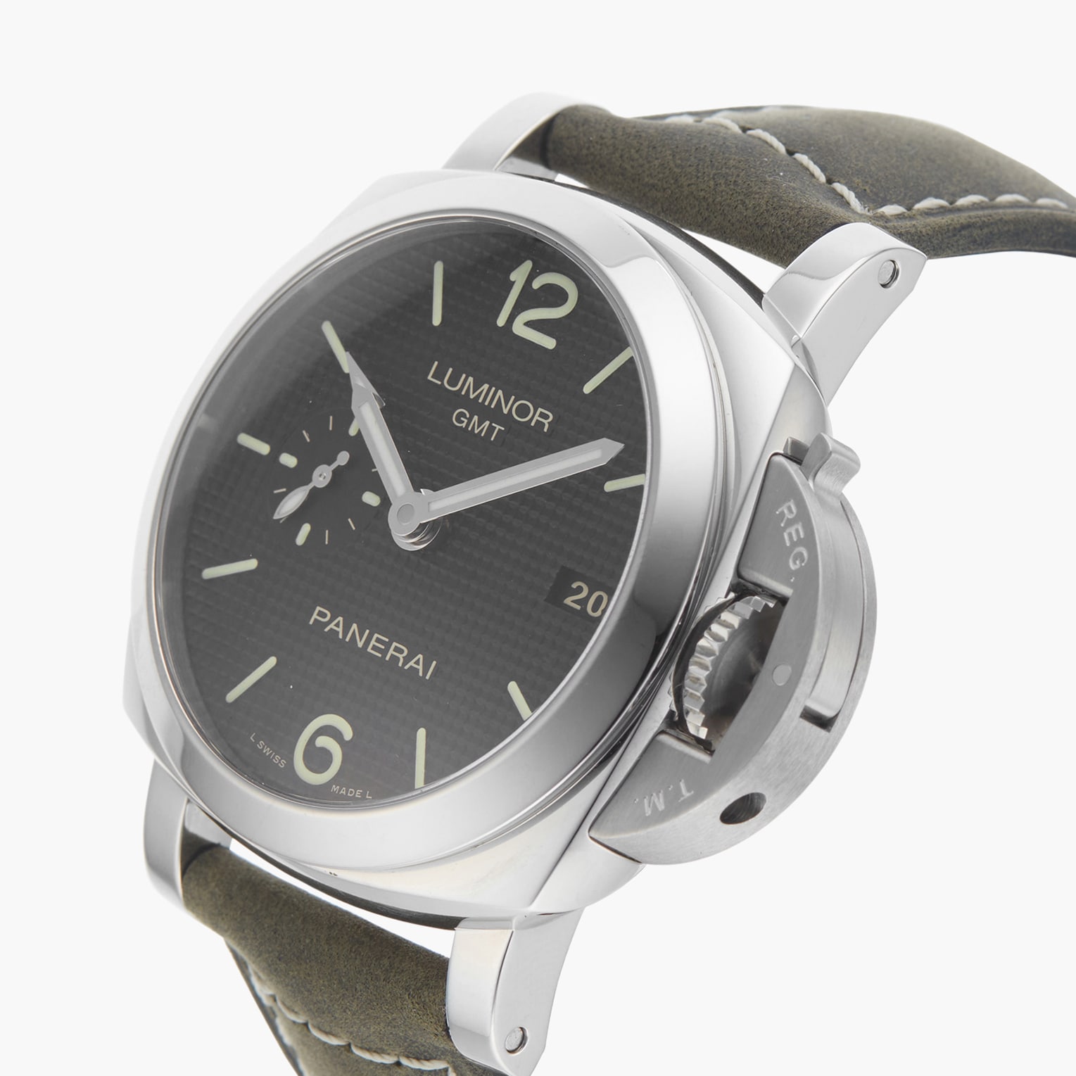 Pre-Owned Panerai Luminor 1950 3Days GMT PAM00535 Pre-Owned Panerai Luminor 1950 3Days GMT PAM00535