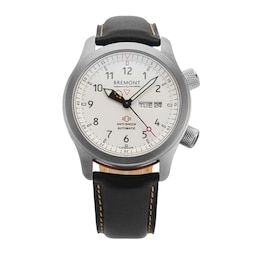 408001050490 - MB11 White 43mm Stainless Steel